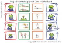 Frog's Breathtaking Speech Board Game 